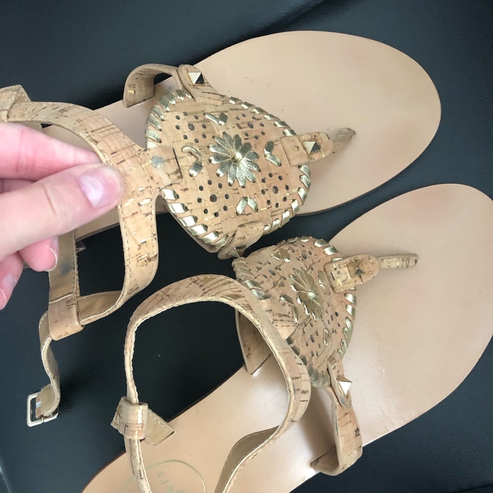 Jack rogers heel sandal sz 8.5